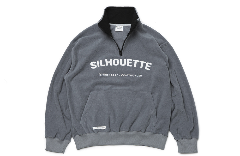 Silhouette Fleece Sweat High-neck (gray)