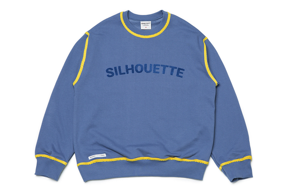 Silhouette Piping Sweat (teal)