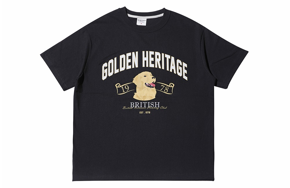Golden Heritage 1/2 T-Shirts (black)